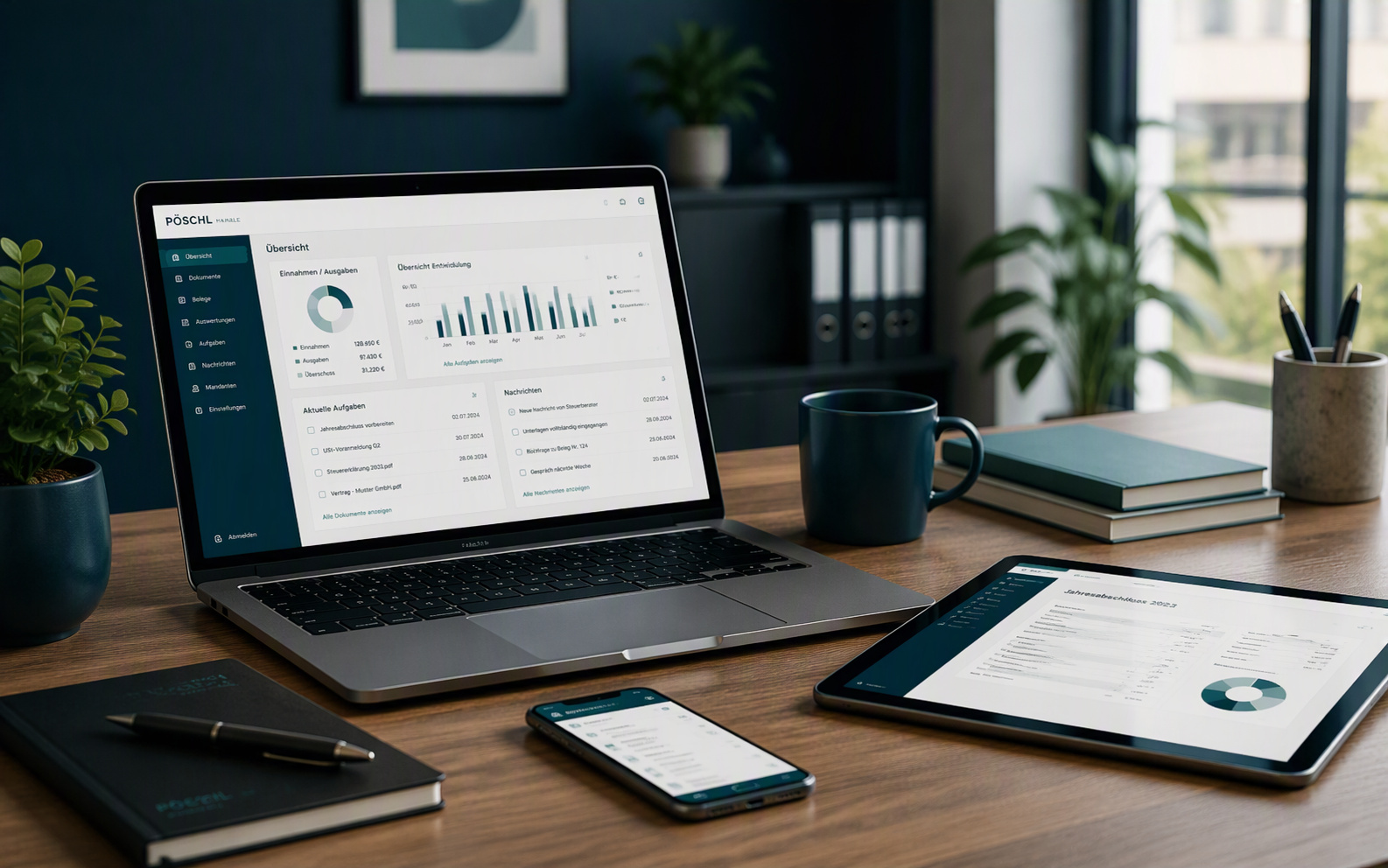 Digitaler Arbeitsplatz der Kanzlei